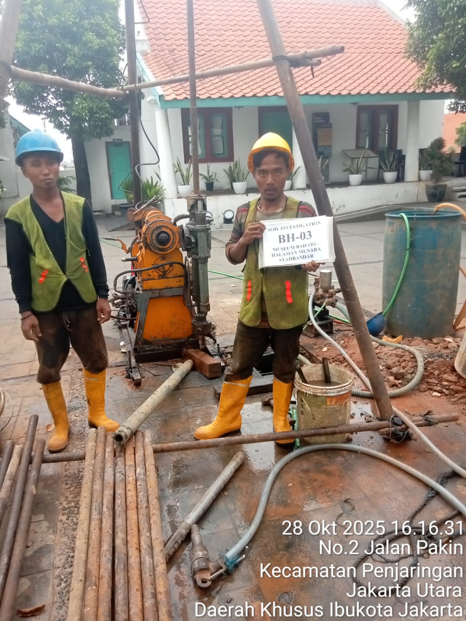 Penyelidikan Tanah Menara Cagar Budaya Syahbandar